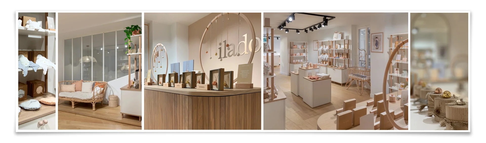 La boutique ILADO r&eacute;alis&eacute;e, vues de la r&eacute;alisation