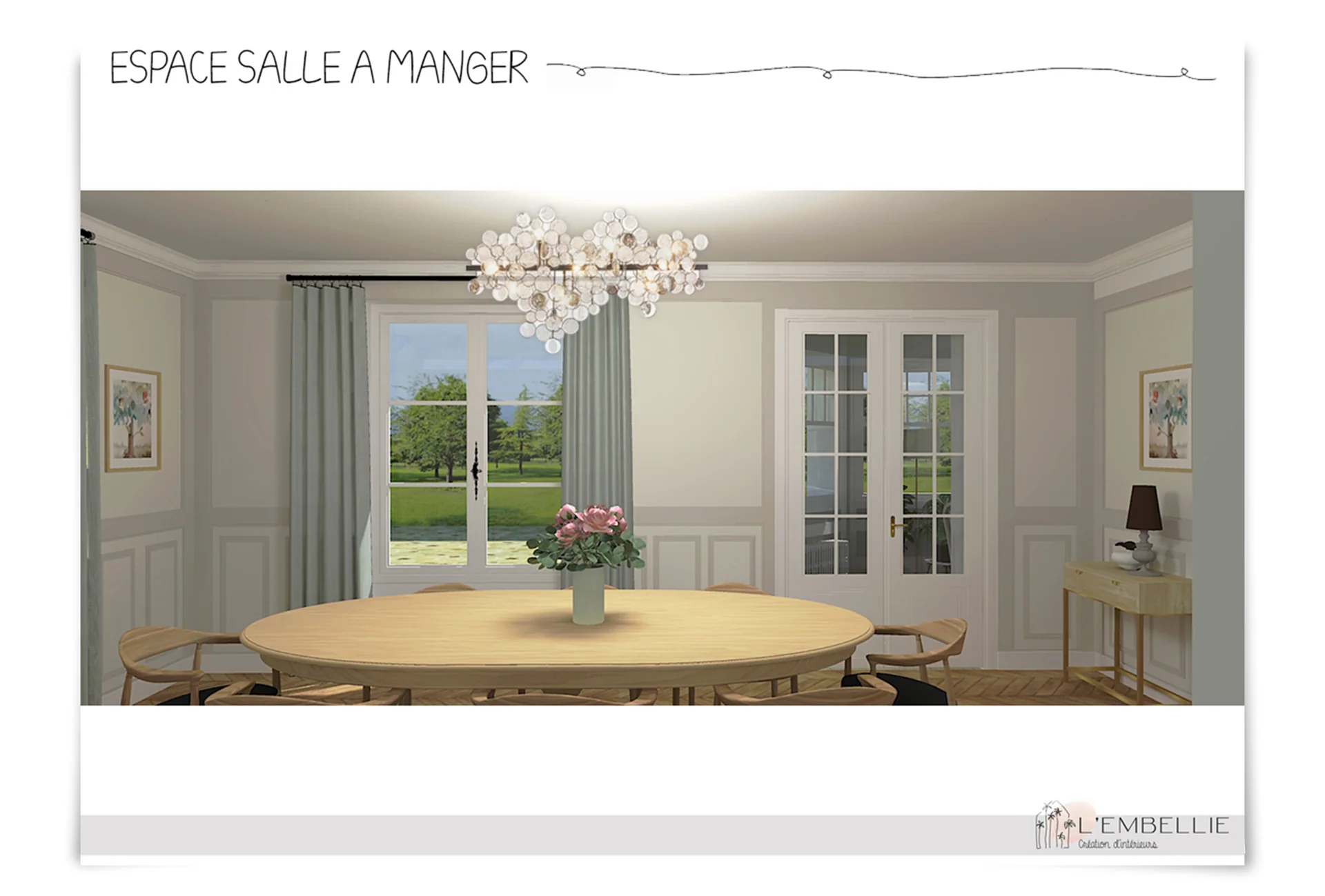 Espace salle &agrave; manger, seconde vue