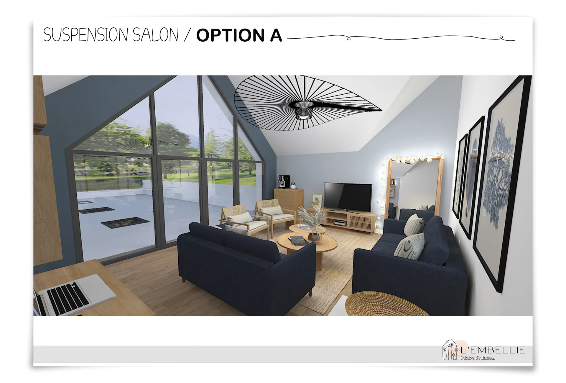 Suspension du salon, troisième vue