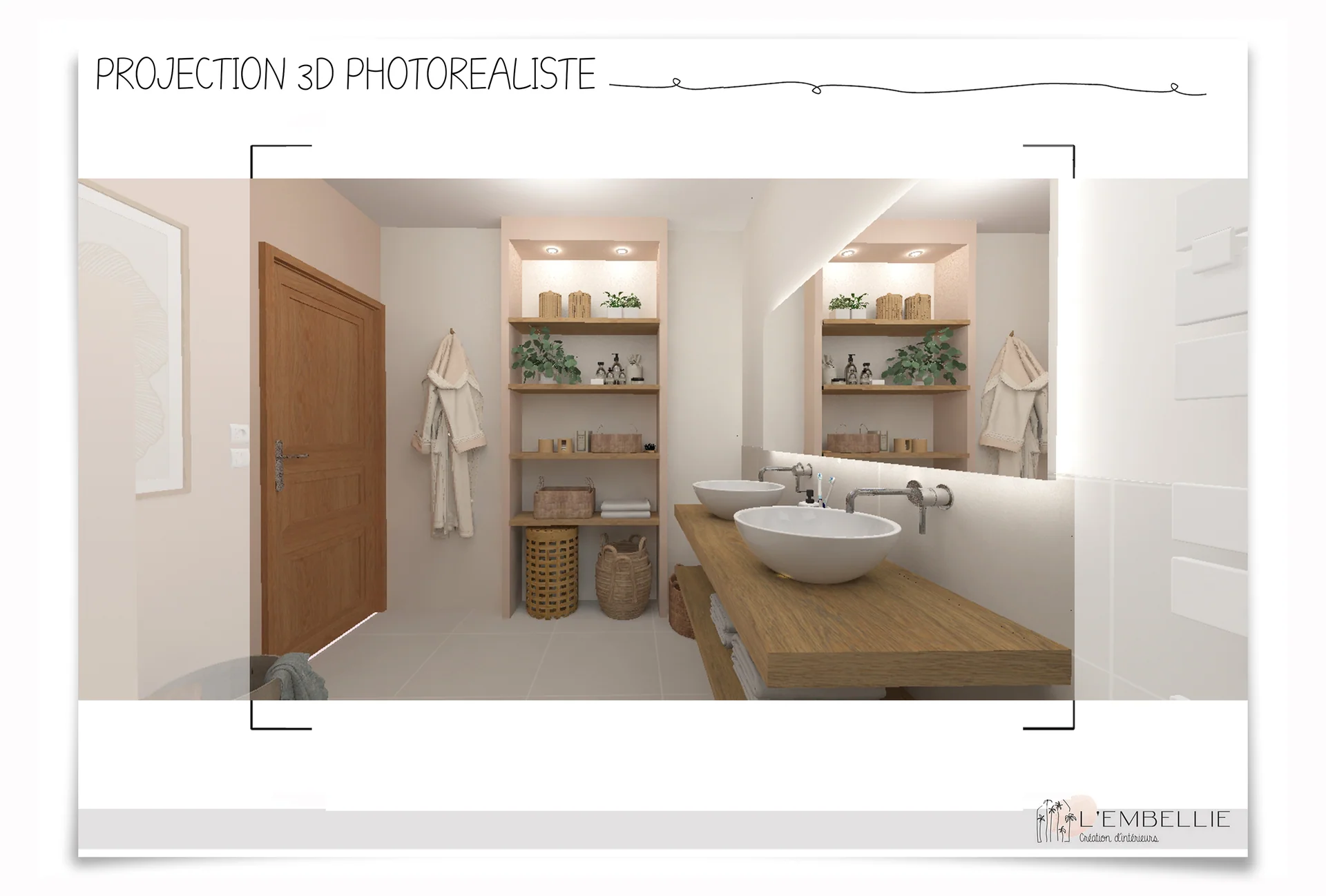 Projection 3D photor&eacute;aliste, vue 3