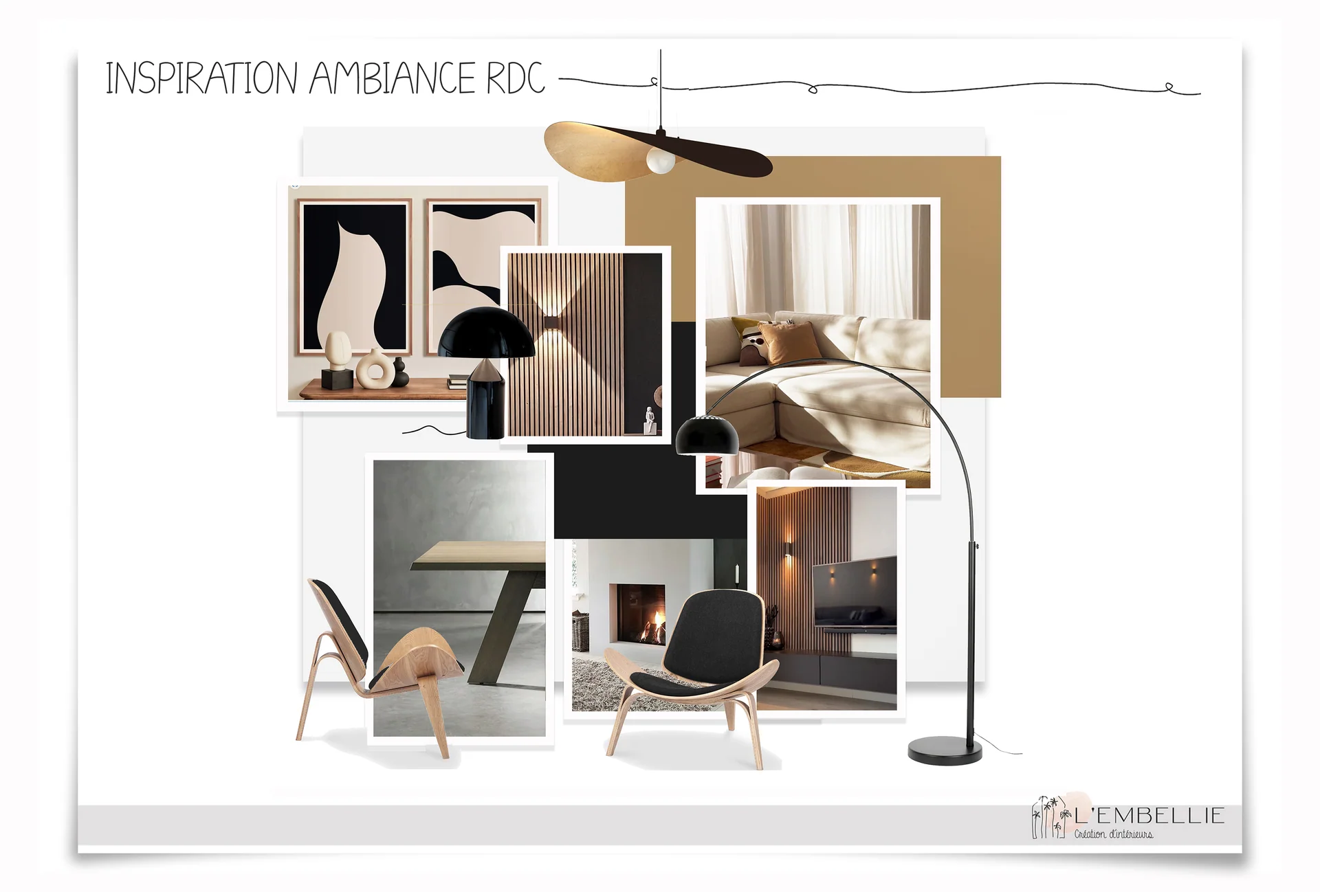Planche d’ambiance rez-de-chaussée